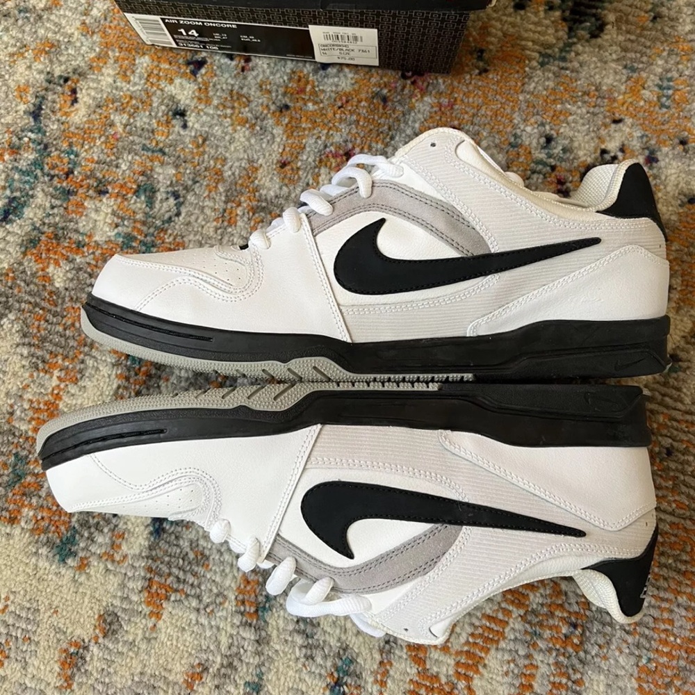 Nike Air Zoom Encore Size 14 Black White New